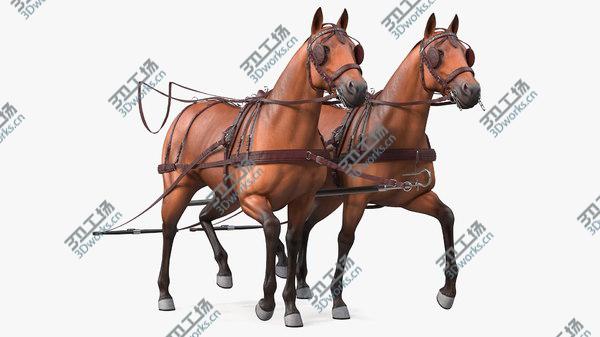 images/goods_img/20210312/Pair of Breast Collar Harness Walking Pose 3D model/2.jpg